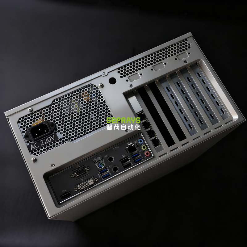 Computer with Intel Core i5-10400, 8 GB RAM, 128 GB + 512 GB Storage, 1 Serial Port, and 3 PCIe Slots