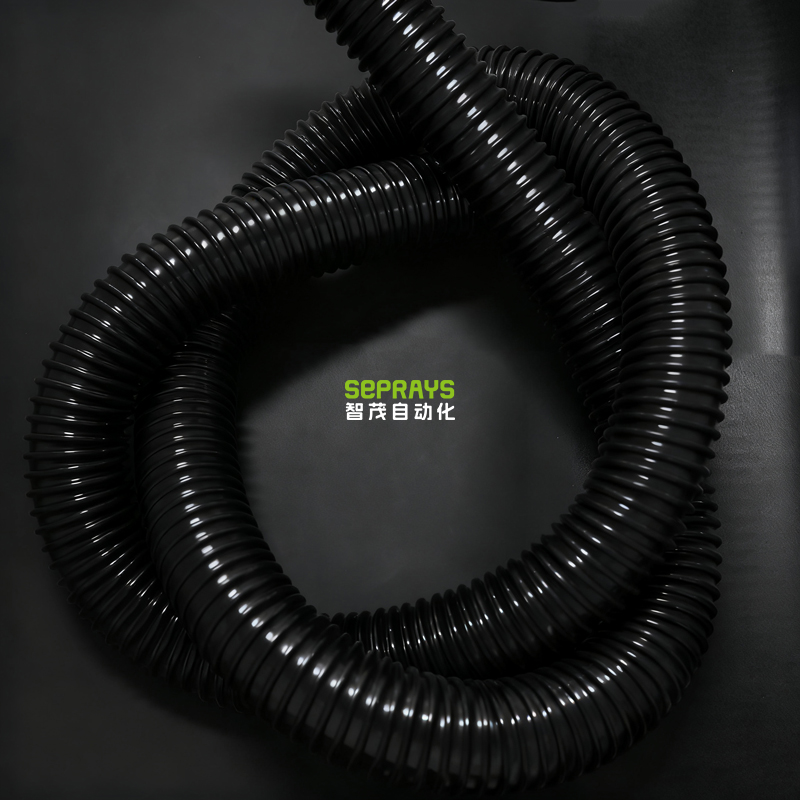 Black ESD-Safe Wire Braided Hose