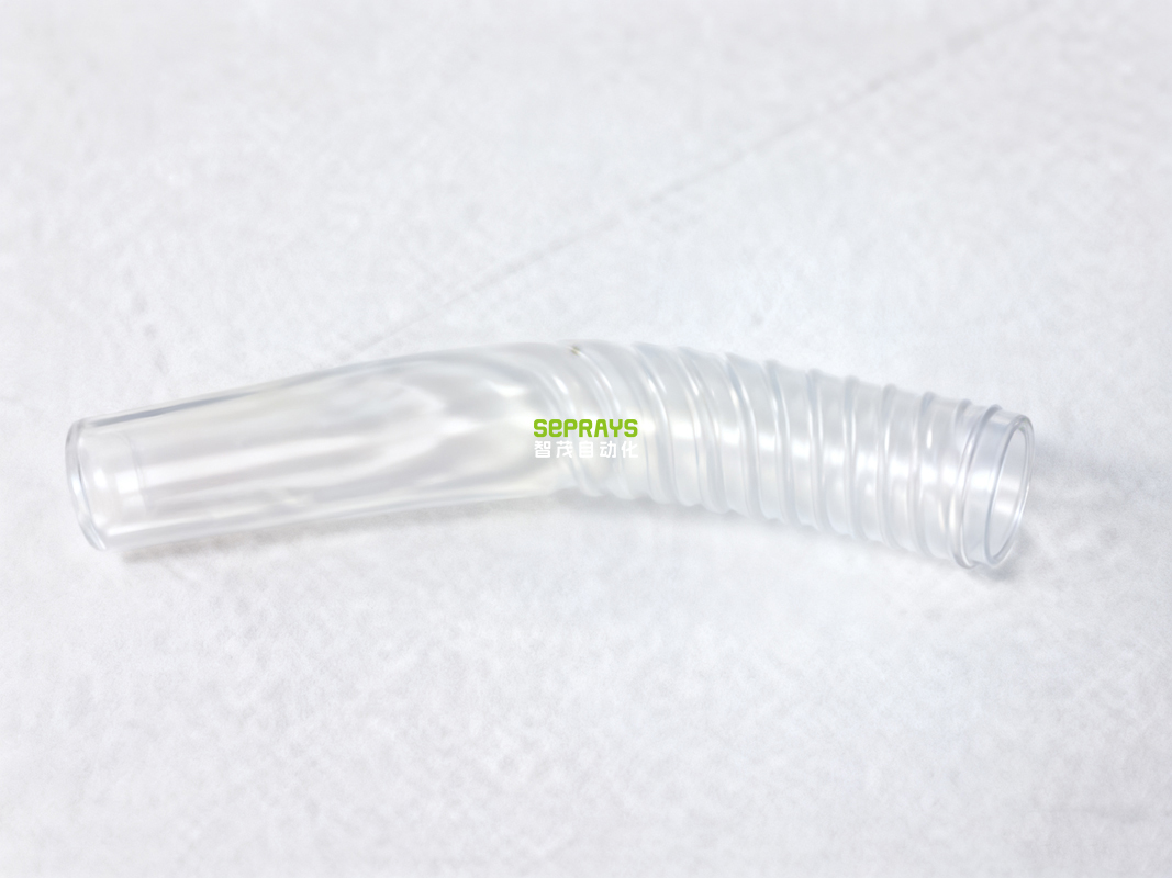 White Dust Collection Hose, 6-Inch (150mm) Diameter x 1200mm Length